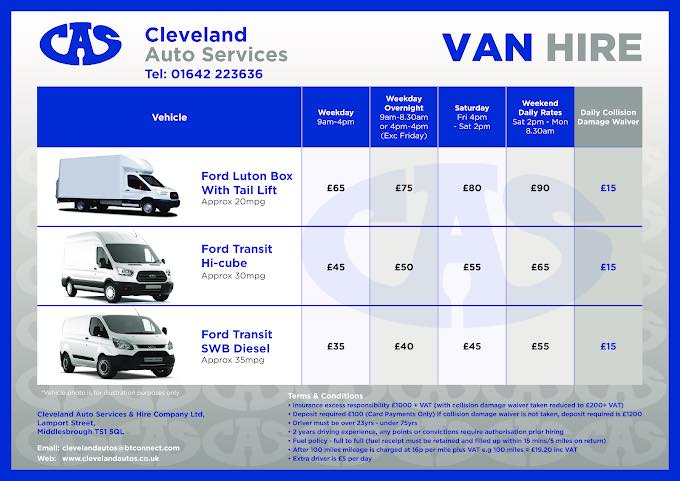 van hire
